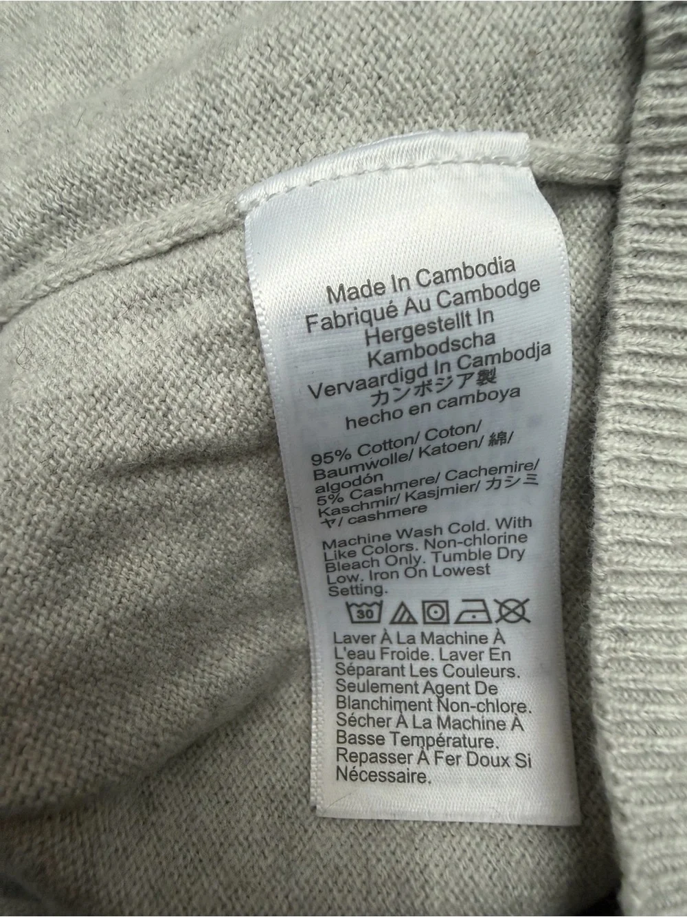 J. Crew Women's Light cresm V-Neck Cardigan Sweater